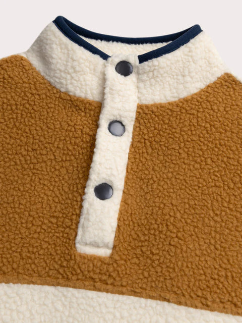 Cream Polar Fleece Sweatshirt