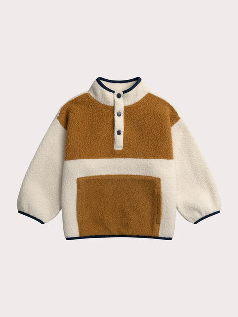 Cream Polar Fleece Sweatshirt