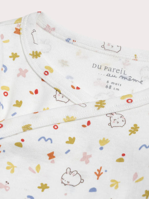 Newborn 2 Pack Cotton Bodysuits