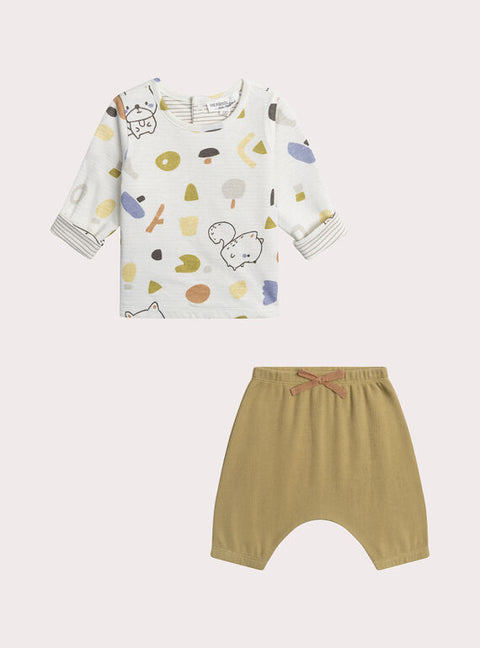Reversible T-shirt & Trousers Set