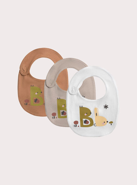 3 Pack Cotton Bibs