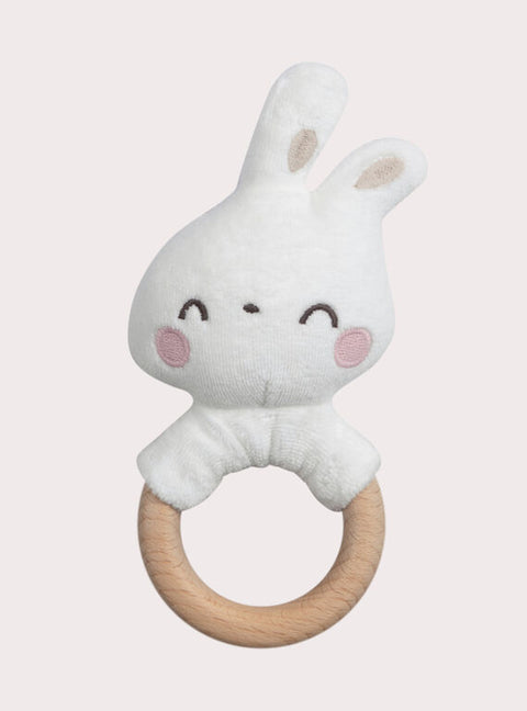 Velour Rabbit Rattle