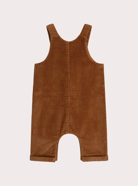 Lined Brown Corduroy Dungarees