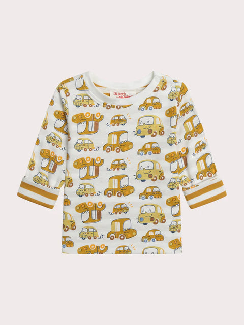 Reversible Car Print Cotton T-shirt