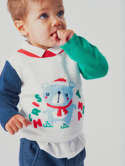 Cream Cotton Rich Christmas Jumper