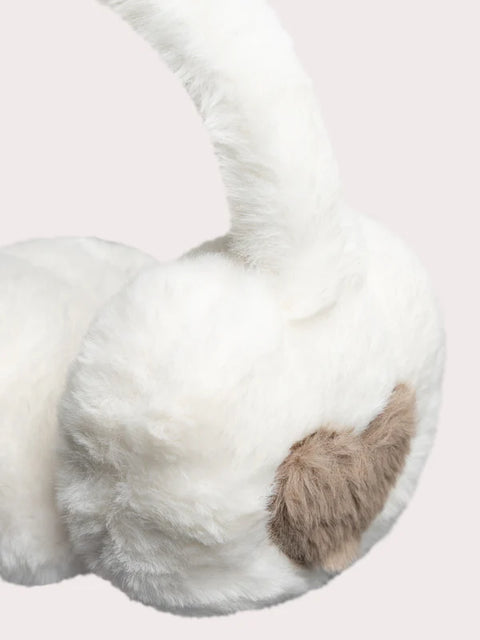 Cream Faux Fur Ear Muffs