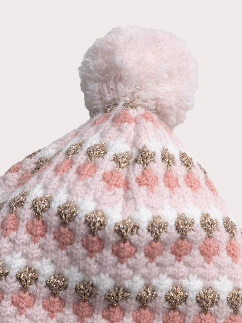 Pink Micropolar Lined Hat