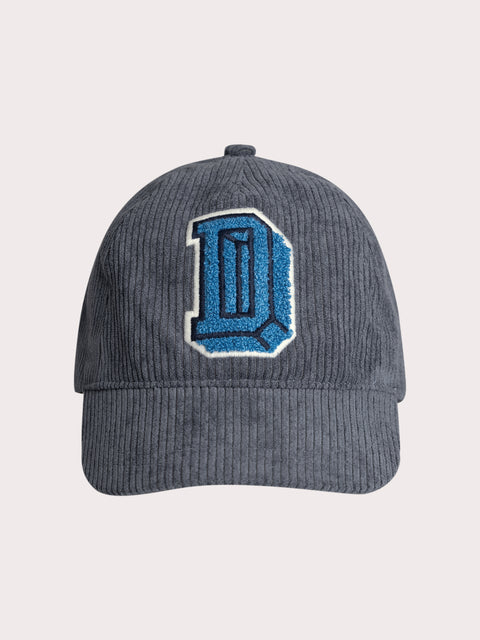 Grey Corduroy Baseball Cap