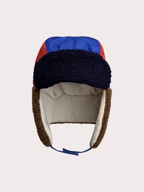 Blue Fleece Lined Winter Hat