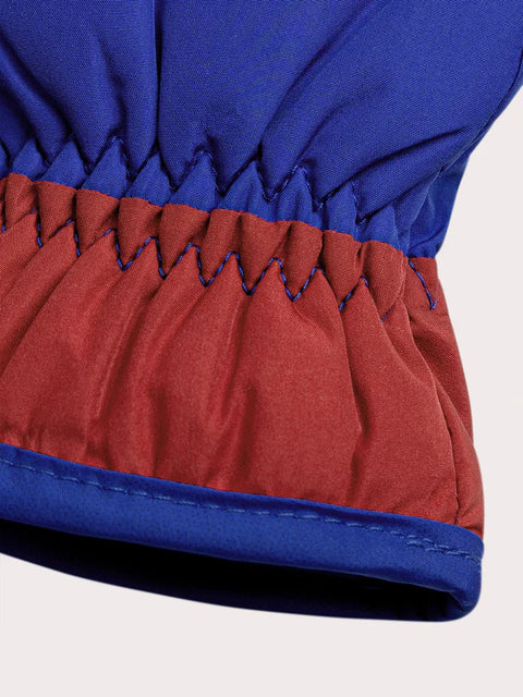Blue Fleece Lined Gloves