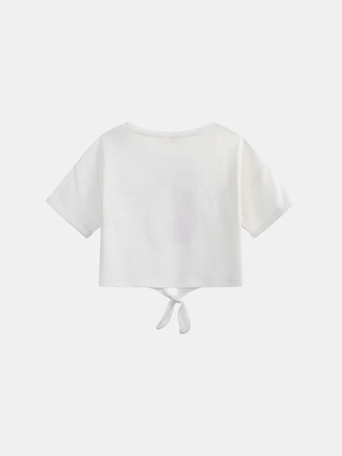 Off White Unicorn Print Cotton T-shirt