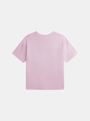 Pink Box Print Cotton T-shirt