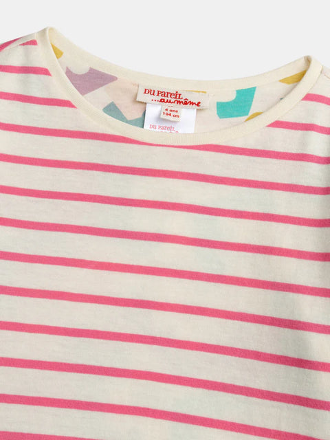 Reversible Striped Cotton T-shirt