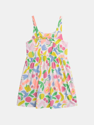 Fruit Print Cotton Jersey Dress