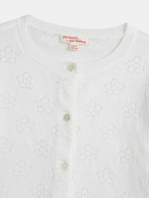 Cream Cotton Rich Cardigan