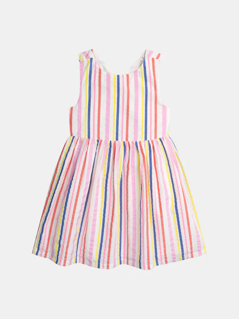 Candy Stripe Cotton Dress