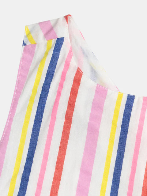 Candy Stripe Cotton Dress