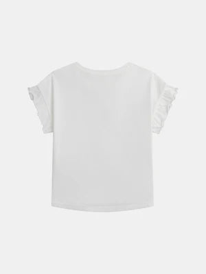 Sequinned Cotton T-shirt