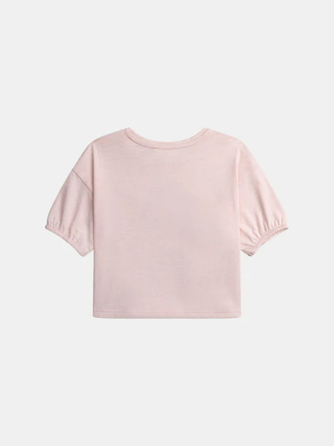 Pink Ice Cream Print Cotton T-shirt