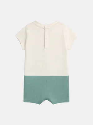 Elephant Applique Cotton Romper