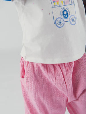 Pink Cotton Trousers