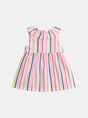 Candy Stripe Cotton Sundress With Matching Bloomers