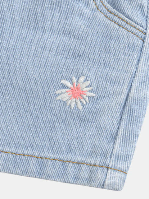 Blue Denim Shorts