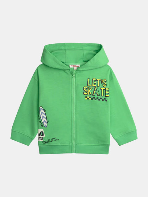 Green Glow In The Dark Cotton Hoodie