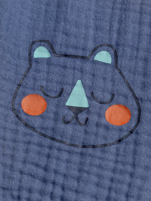 Lined Blue Cotton Trousers