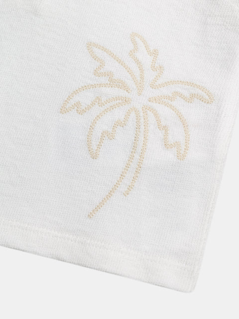 White Cotton Polo Shirt