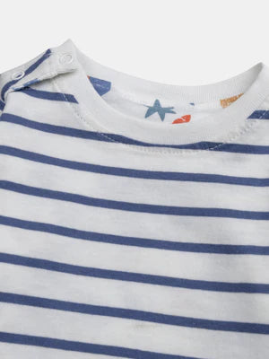 Reversible Striped Cotton T-shirt