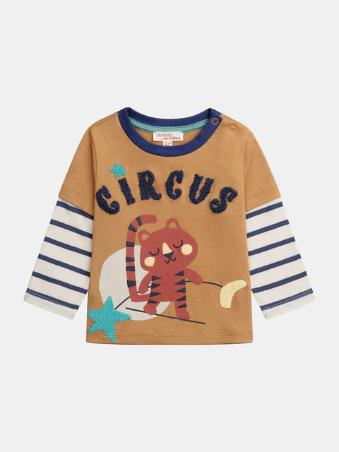 Circus Print Cotton T-shirt