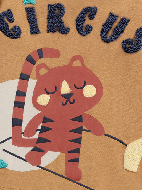 Circus Print Cotton T-shirt