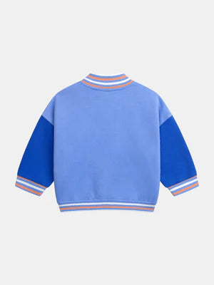 Blue 2 Tone Cotton Sweatshirt