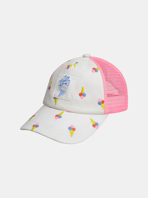 Cream Ice Cream Cone Baseball Cap