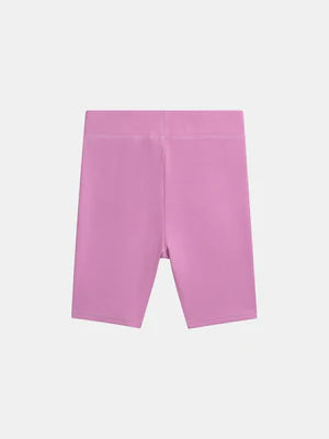 Lilac Ribbed Cotton Jersey Shorts