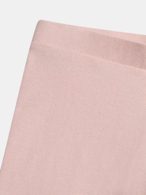 Pink Glitter Cotton Leggings