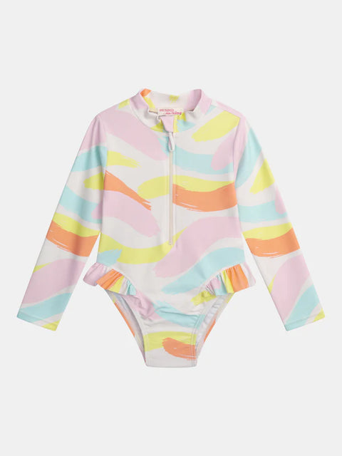 Tie Dye UV Protected All In One Swimsuit
