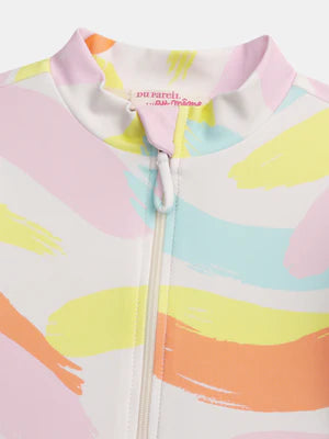 Tie Dye UV Protected All In One Swimsuit