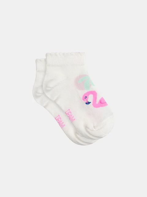 Flamingo Pattern Cotton Rich Socks