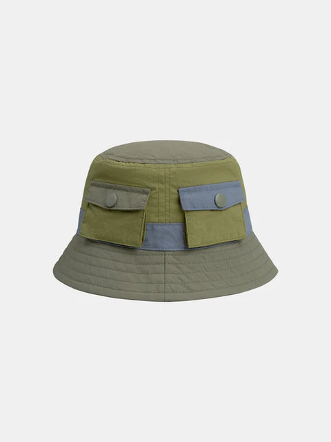 Green Cotton Bucket Hat