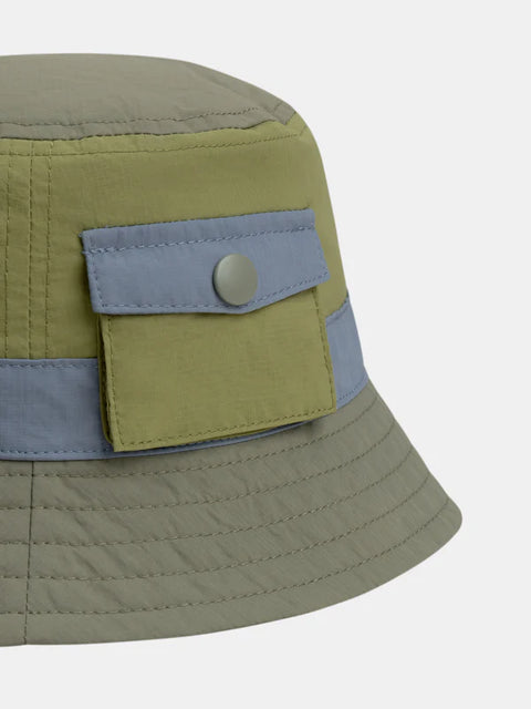 Green Cotton Bucket Hat