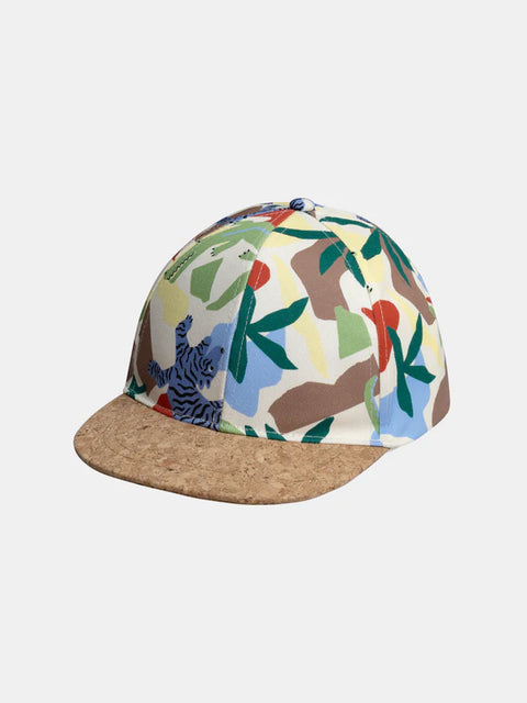 Jungle Print Cotton Baseball Cap