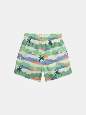 Palm Tree Print Swimshorts