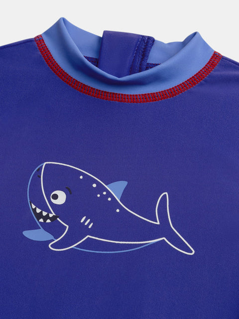 Blue UV Protected Swim Suit