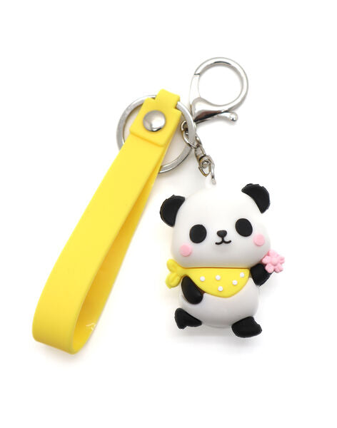 Yellow Panda Keyring